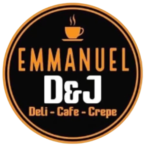 Emmanuel DJ Deli and Coffee & Creppe logo